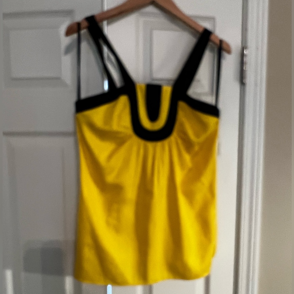 Milly Marigold and Navy Top.